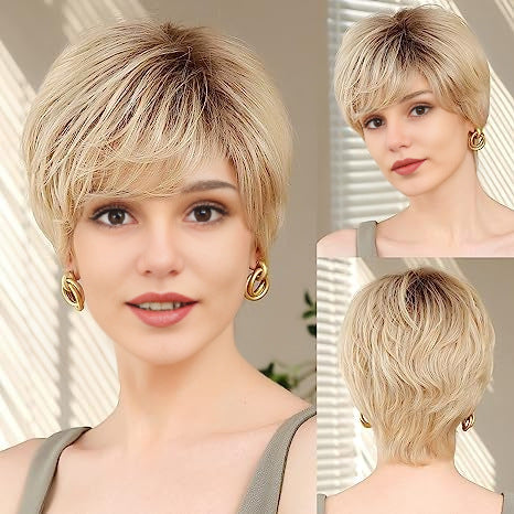 Pretty Short Pixie Wigs Women's Short Wigs
