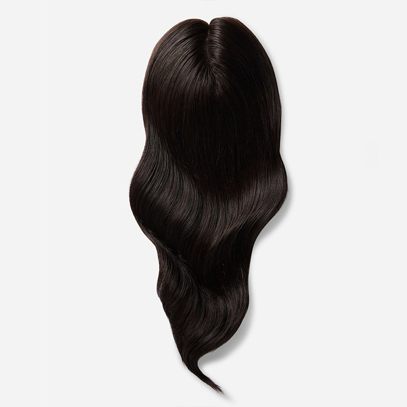 Grey Premium Human Hair Crown Topper for Women