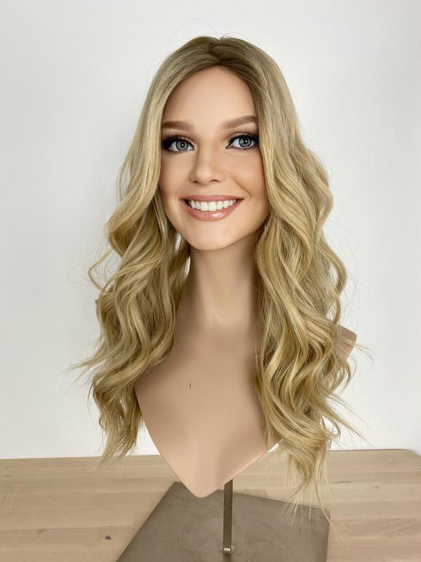 Natural Wavy Hair Topper Perfect for Thinning Hair