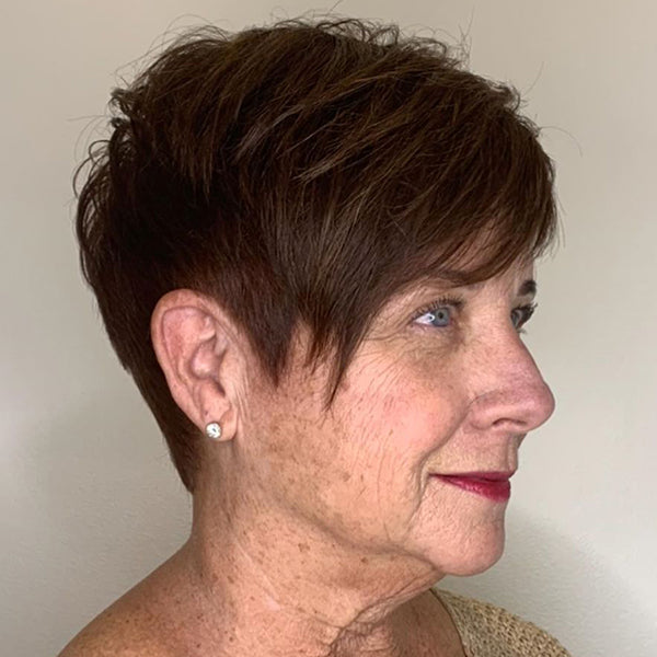 Summer Breathable&comfortable Short Hair Topper For Thinning Hair