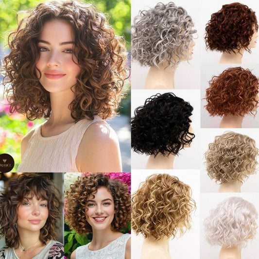 Hot Sale Natural Looking Wavy Curly Hair Topper for Women