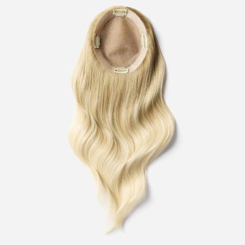 3*6 inches Straight Hair Toppers With Root 100% Remy Human Hair Topper With Bangs