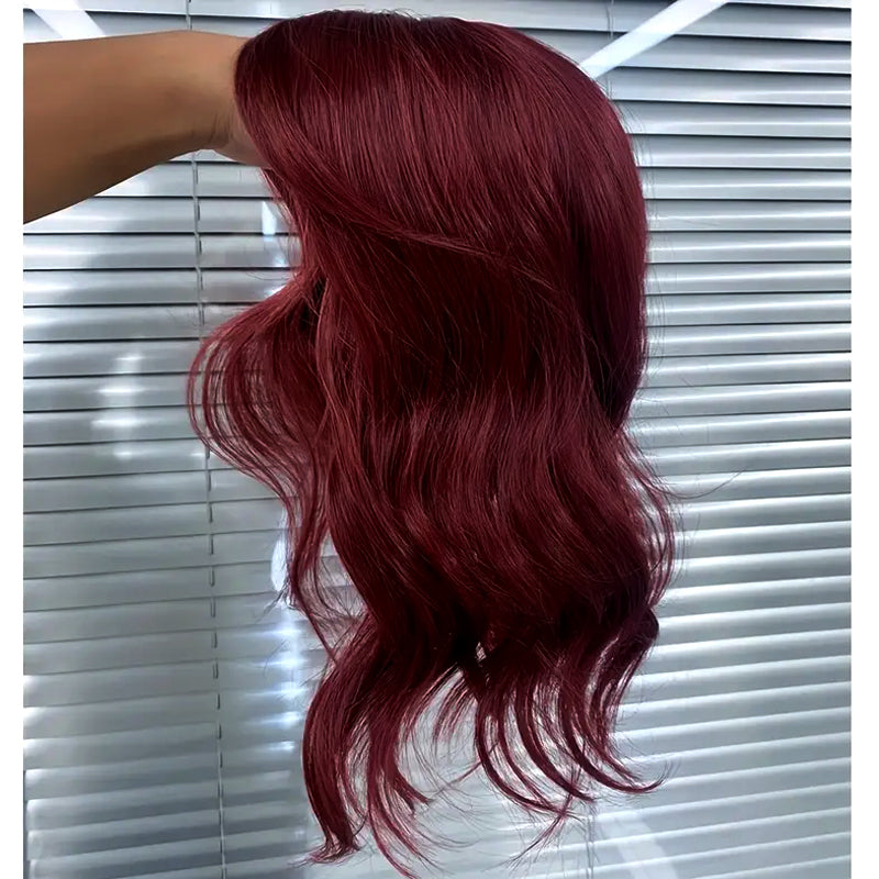 Beach Wave Human Long Hair Topper without Bangs