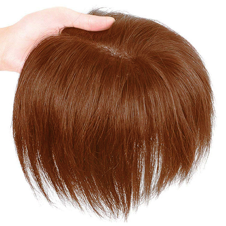 9*14CM Short Natural Hair Topper for Women Cover and Add Hair Volume for Thinning Hair