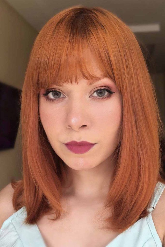 130% Natural Density Clip-In Hair Topper with Bangs