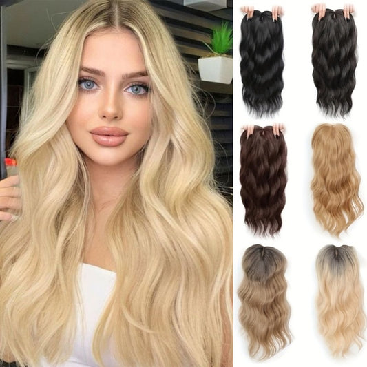 Silk Lace Base Premium Wavy Hair Topper for Thinning Hair