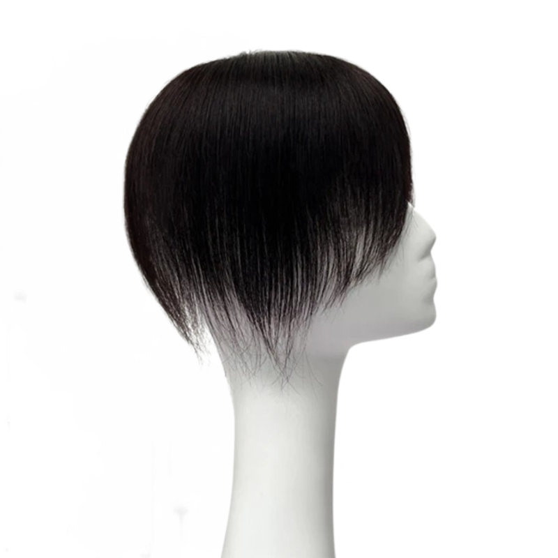9*9cm Base Silver Full Hand tied Mono Base 100% Virgin Remy Hair Topper