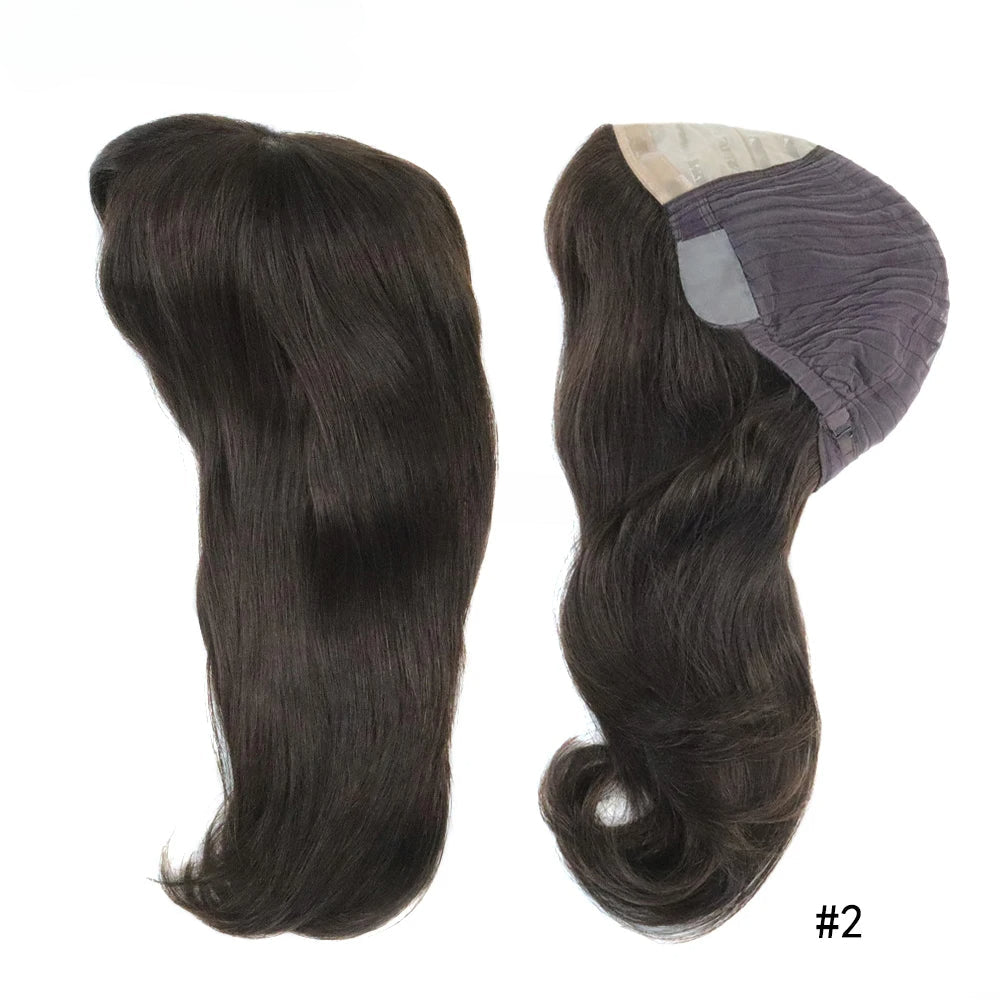 12.5 Inches Silk Top Wig Straight Women Remy Human Hair Wigs