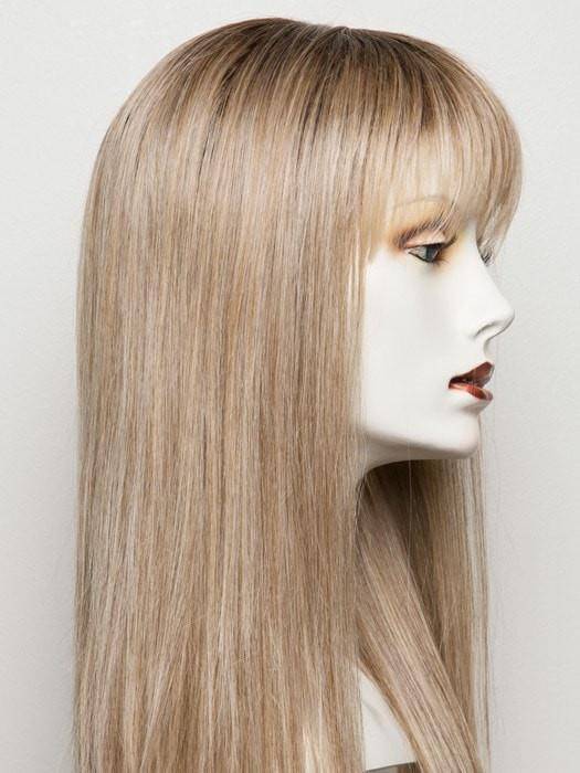 Silk Base Straight Hair Topper With Bangs For Thinning Hair