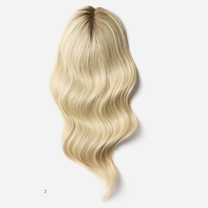 3*6 inches Straight Hair Toppers With Root 100% Remy Human Hair Topper With Bangs