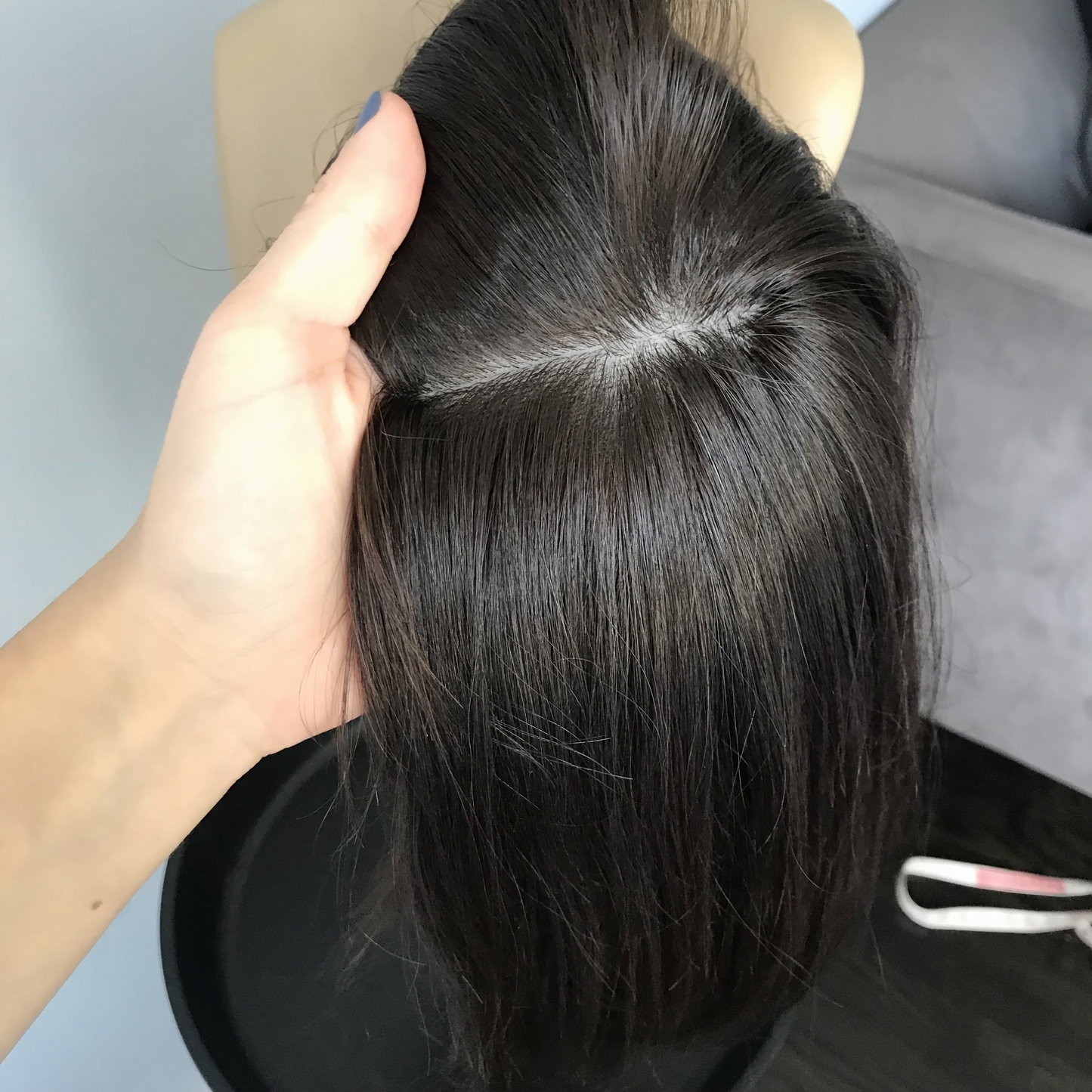 Natural Looking Straight Hair Topper for Women