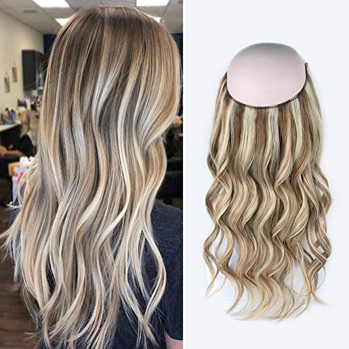 Remy Human Halo Hair Extensions Natural Hidden Wire