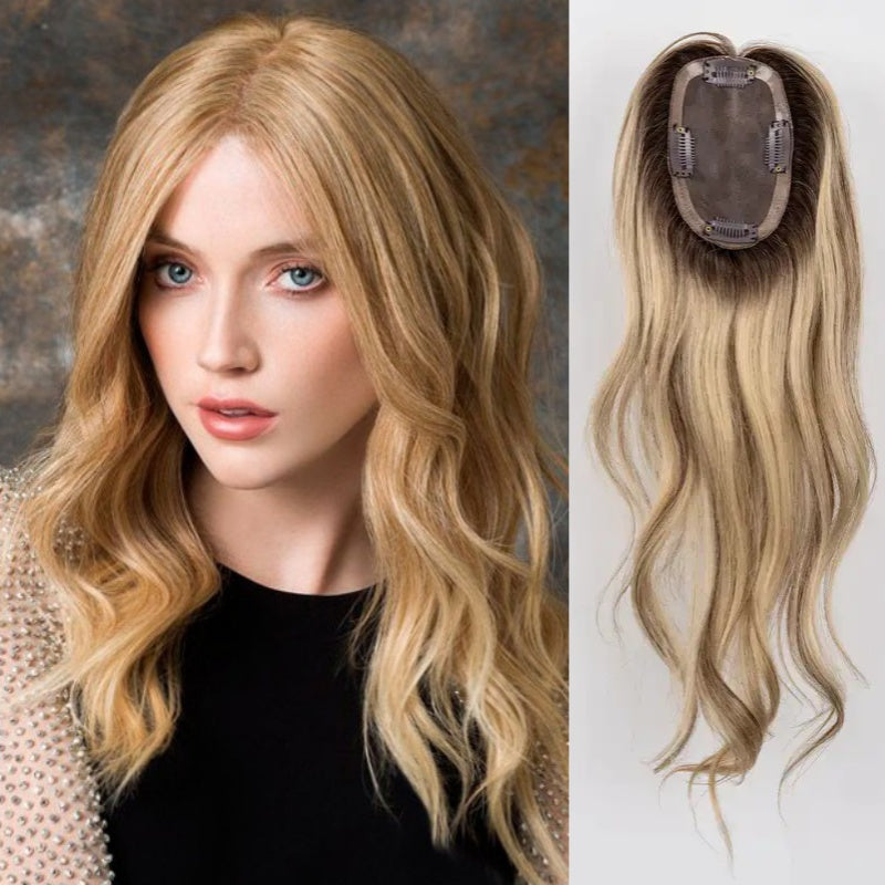 Hot Sale Natural Wave Hair Topper for Thinning Hair - Ultra Comfort Wear