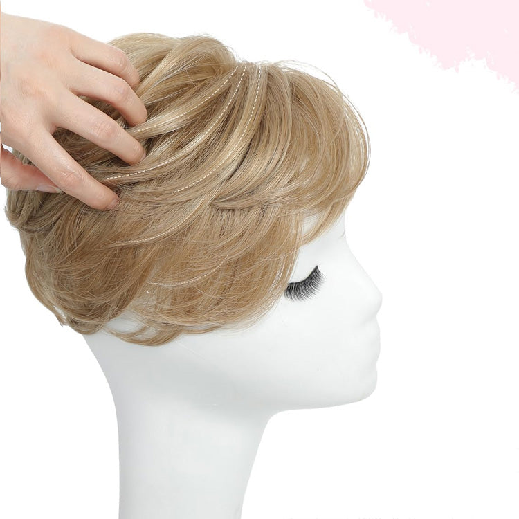 Hot Sale 🔥 Summer Breathable Lace Base Natural Short Remy Hair Topper