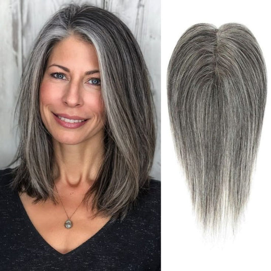 Premium Straight Hair Topper For Women With Thinning Hair-Add Instant Volume And Coverage