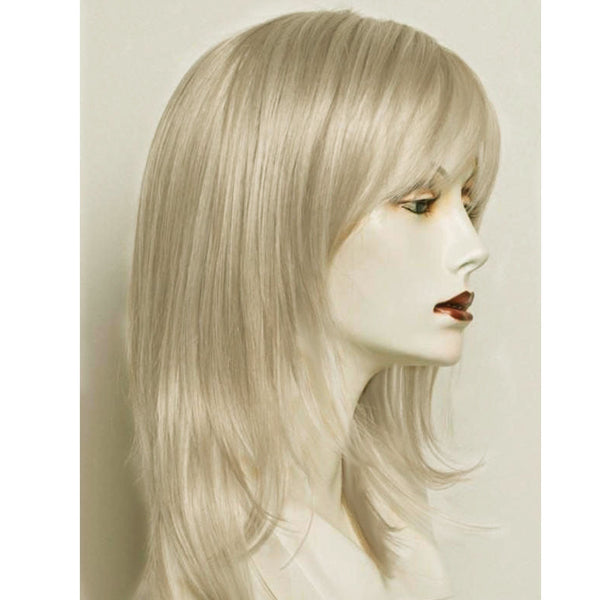 18-24 Inch 4 Clips Natural Hair Toppers with Bangs for Women Adding Hair Volume