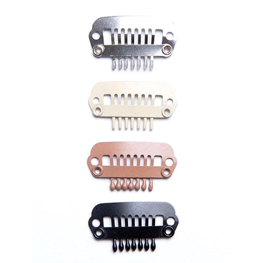 2 Pieces 9-teeth Small 1" Clips Combs Hair Wig Accessories Clips for Women