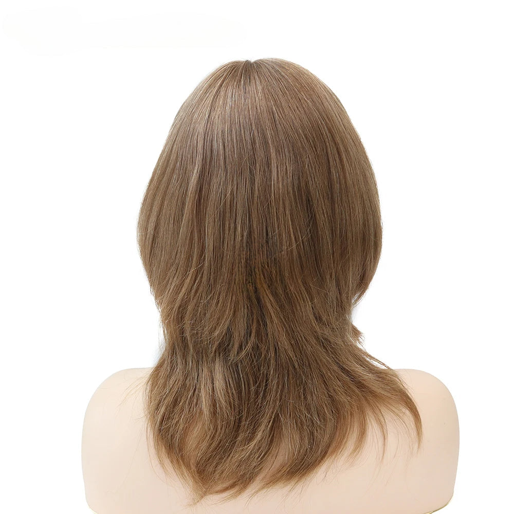 100% European Virgin Hair Wig Silky Straight Short Human Hair French Lace Front Wigs