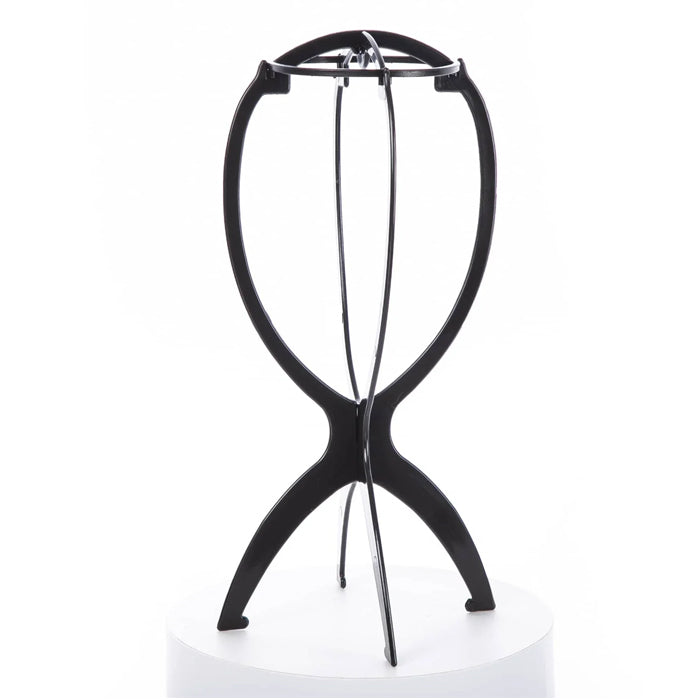 1PC Colorful Ajustable Wig Stands Plastic Hat Display 17x34Cm Portable Folding Wig Stand