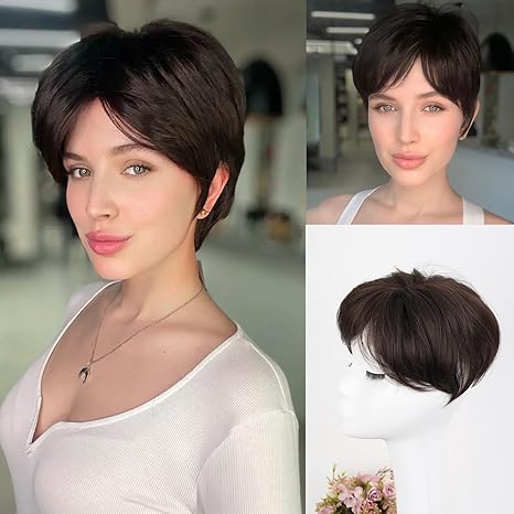 Summer Hot Sale Breathable Short Hair Topper for Thinning Hair