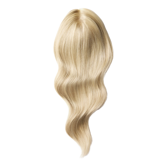 3*6 inches Mono Base Highlight Human Hair Toppers for Women 100% Virgin Remy Hair Topper