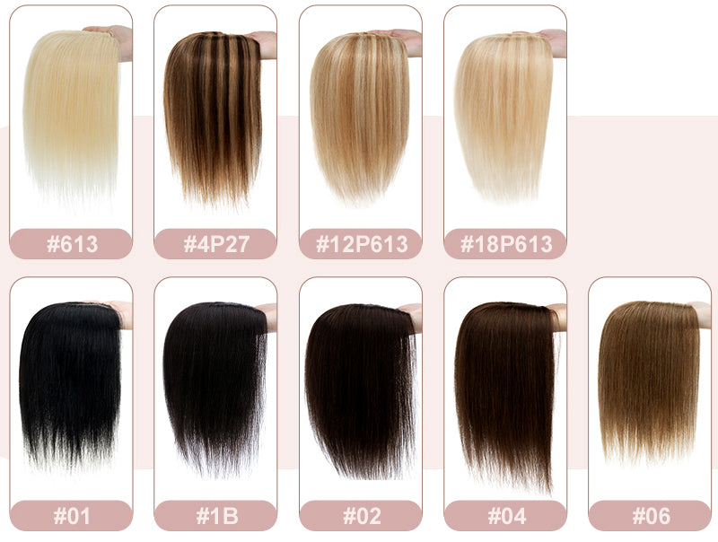 130% Density Breathable Silk Top European Hair Toppers Hairpieces