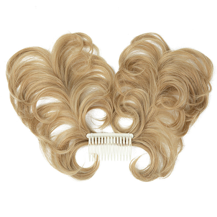 Effortless Elegance Side Comb Clip in Hair Bun Messy Bun Adjustable Styles