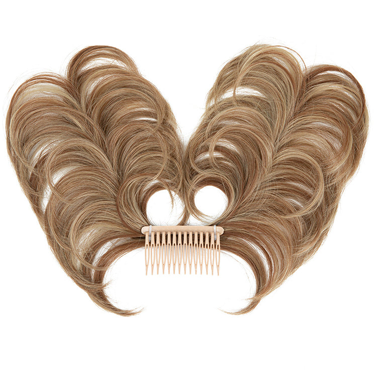 Effortless Elegance Side Comb Clip in Hair Bun Messy Bun Adjustable Styles