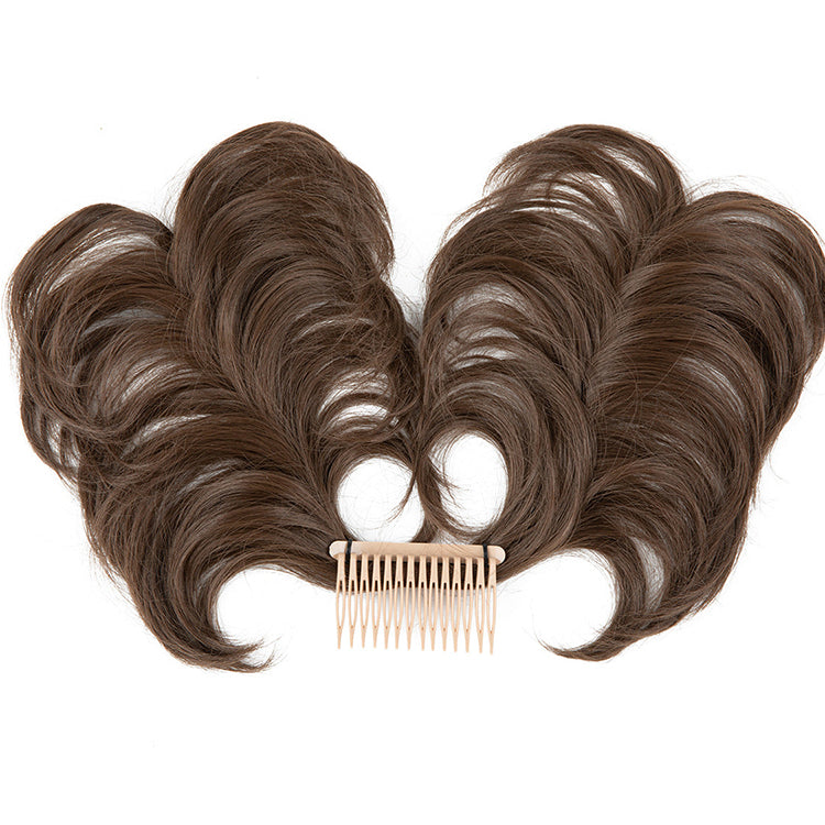 Effortless Elegance Side Comb Clip in Hair Bun Messy Bun Adjustable Styles