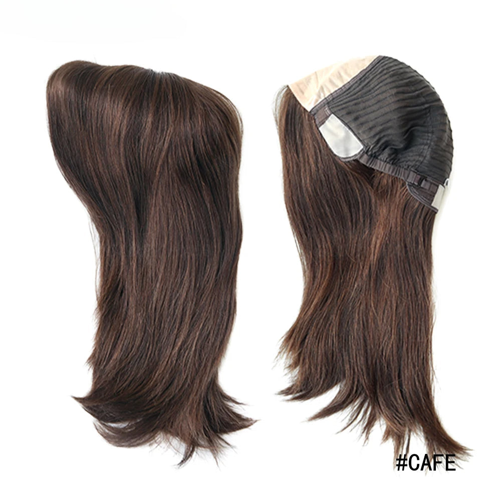 12.5 Inches Silk Top Wig Straight Women Remy Human Hair Wigs