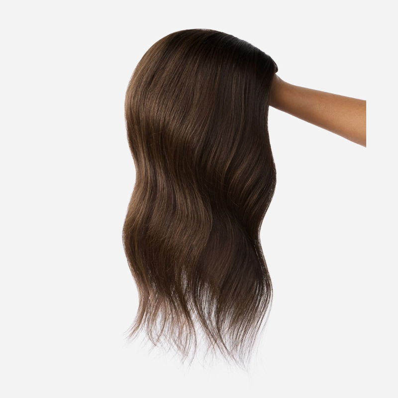 3*6 inches Straight Hair Toppers With Root 100% Remy Human Hair Topper With Bangs