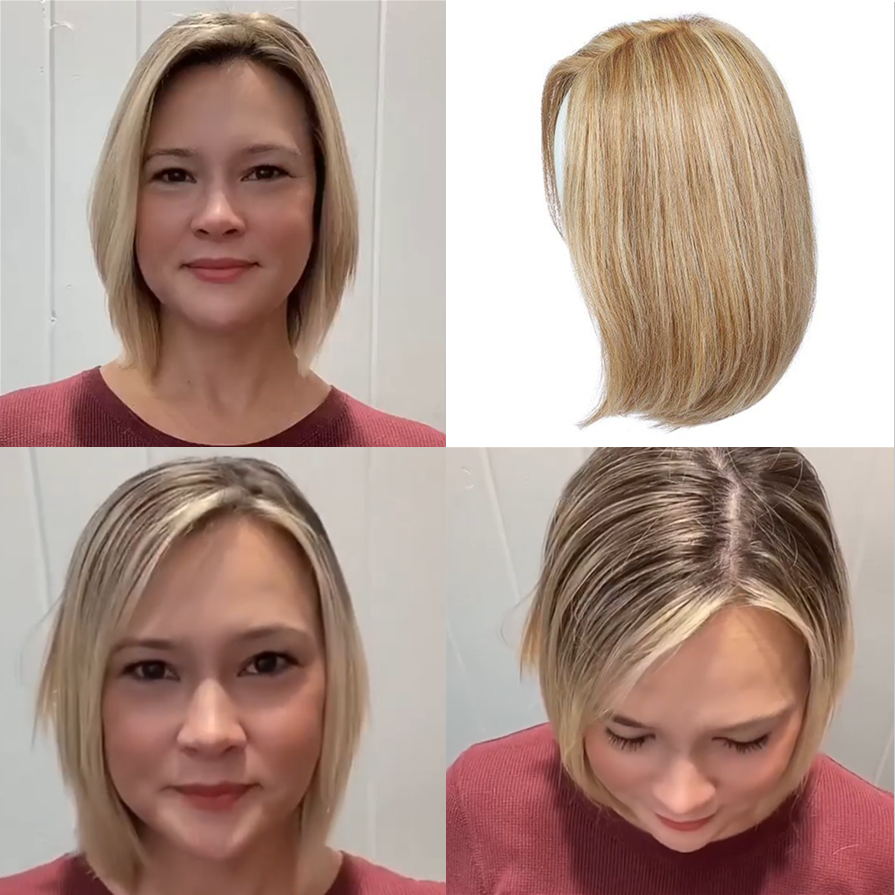 Add Hair Volume & Coverage Effortlessly with Straight Hair Topper