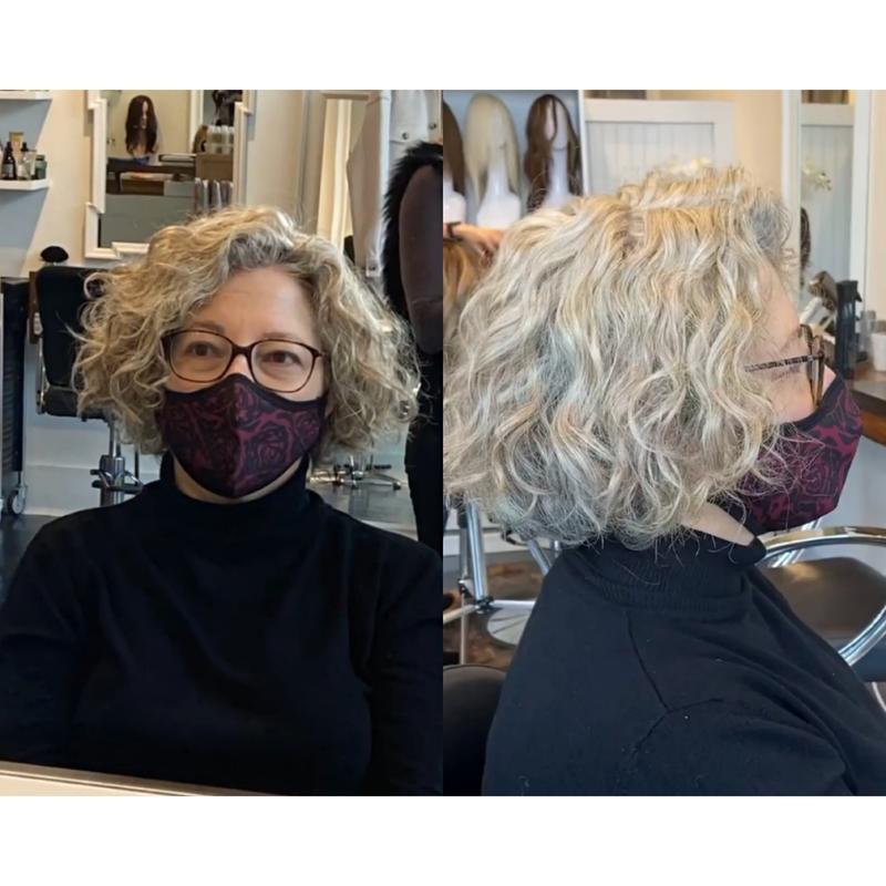 Luxury Curly Hair Toppers for Women with Thinning Hair