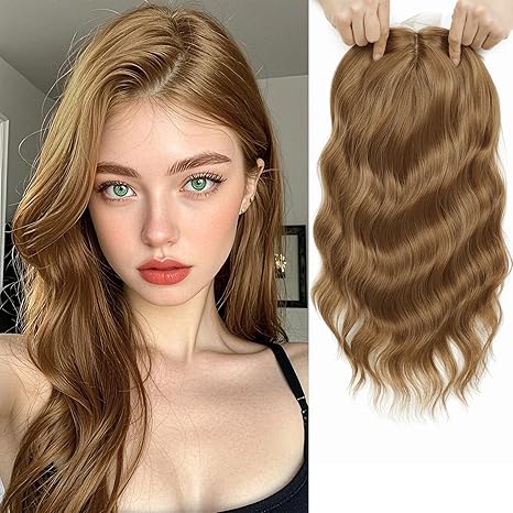 Natural Wavy Hair Topper Perfect for Thinning Hair