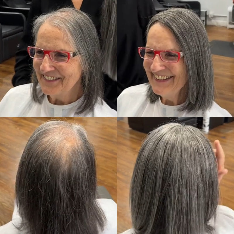Premium Straight Hair Topper For Women With Thinning Hair-Add Instant Volume And Coverage