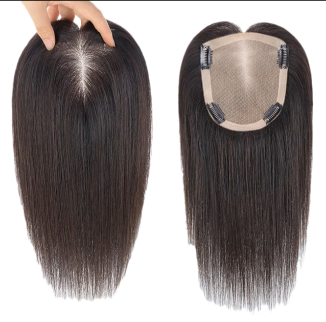 Best Natural Straight Hair Topper For Women With Thinning Hair