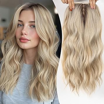 Premium Wavy Hair Topper for Thinning Hair – Natural Looking Voluminous Human Hair