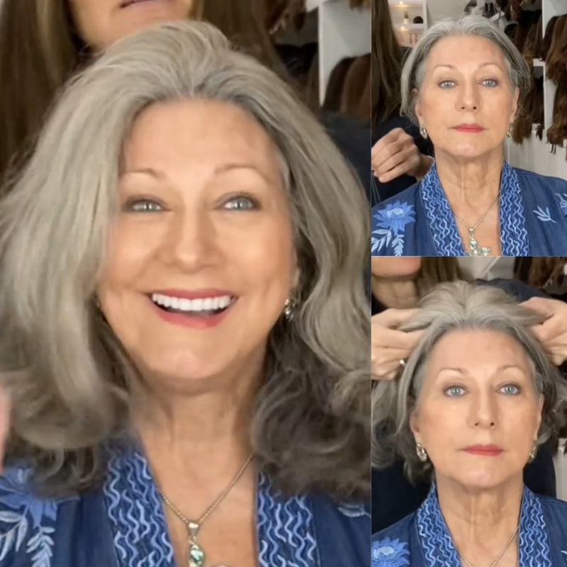 Natural Wavy Hair Topper For Women