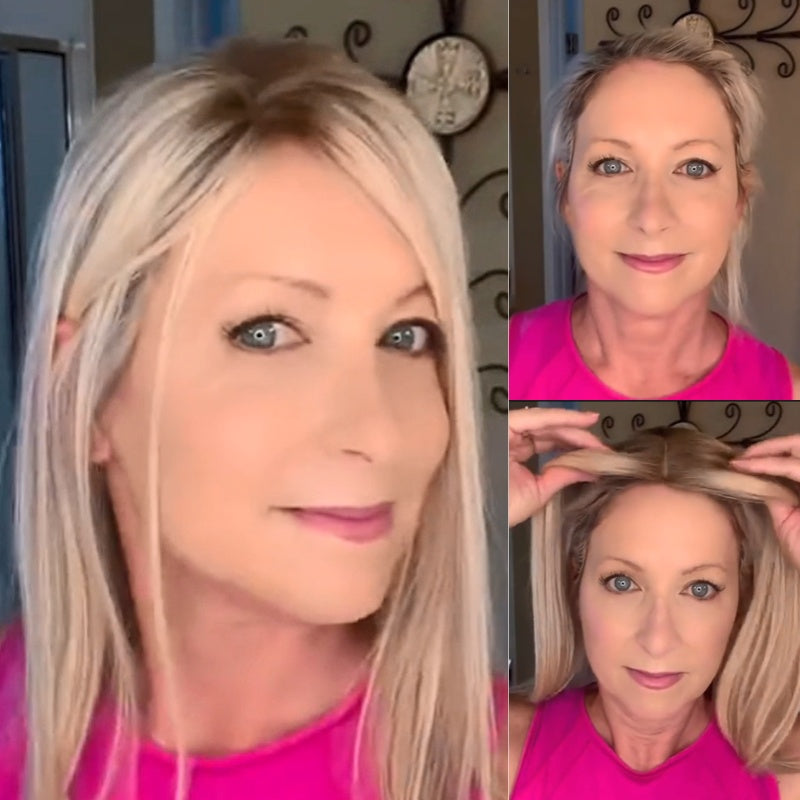 š„2025 Hot Saleš„ Natural Straight Hair Topper for Women