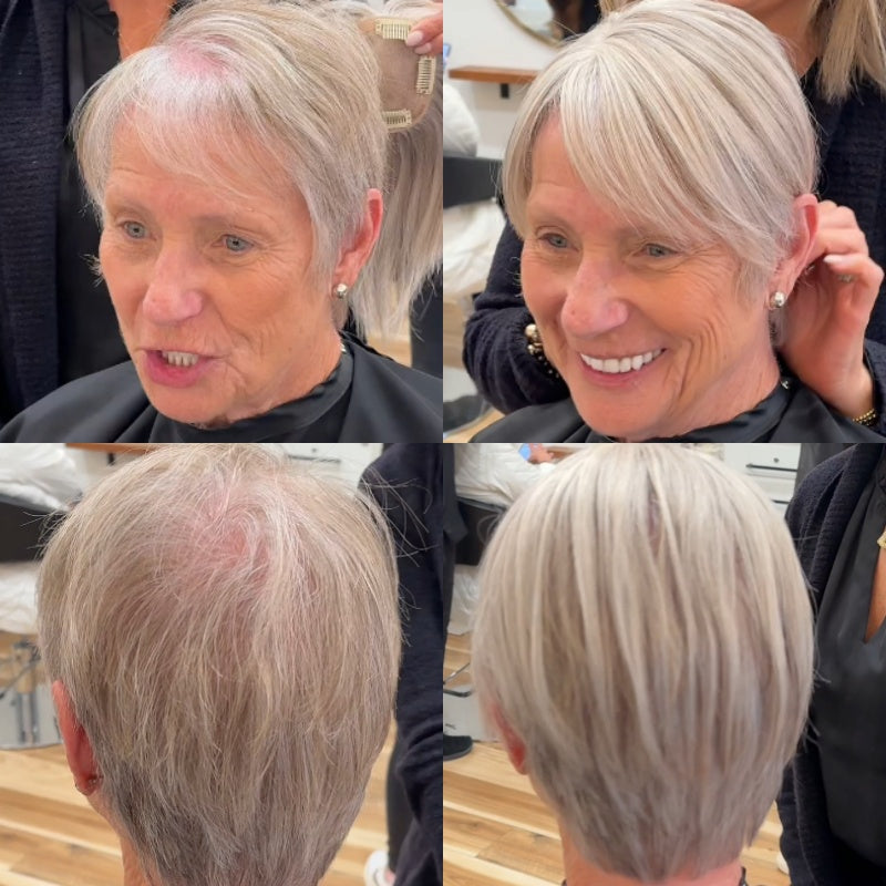 Best Short Hair Toppers for Women with Thinning Hair