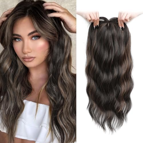 Premium Wavy Hair Topper for Thinning Hair – Natural Looking Voluminous Human Hair