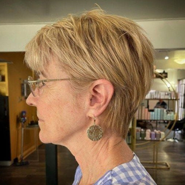 Premium Short Hair Topper for Thinning Hair – Instant Volume Boost