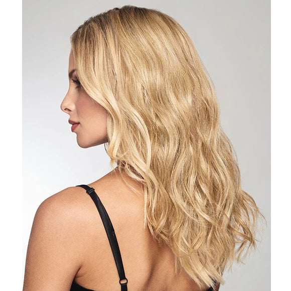 Hair Transformation with Beach Wavy Hair Toppers for Women