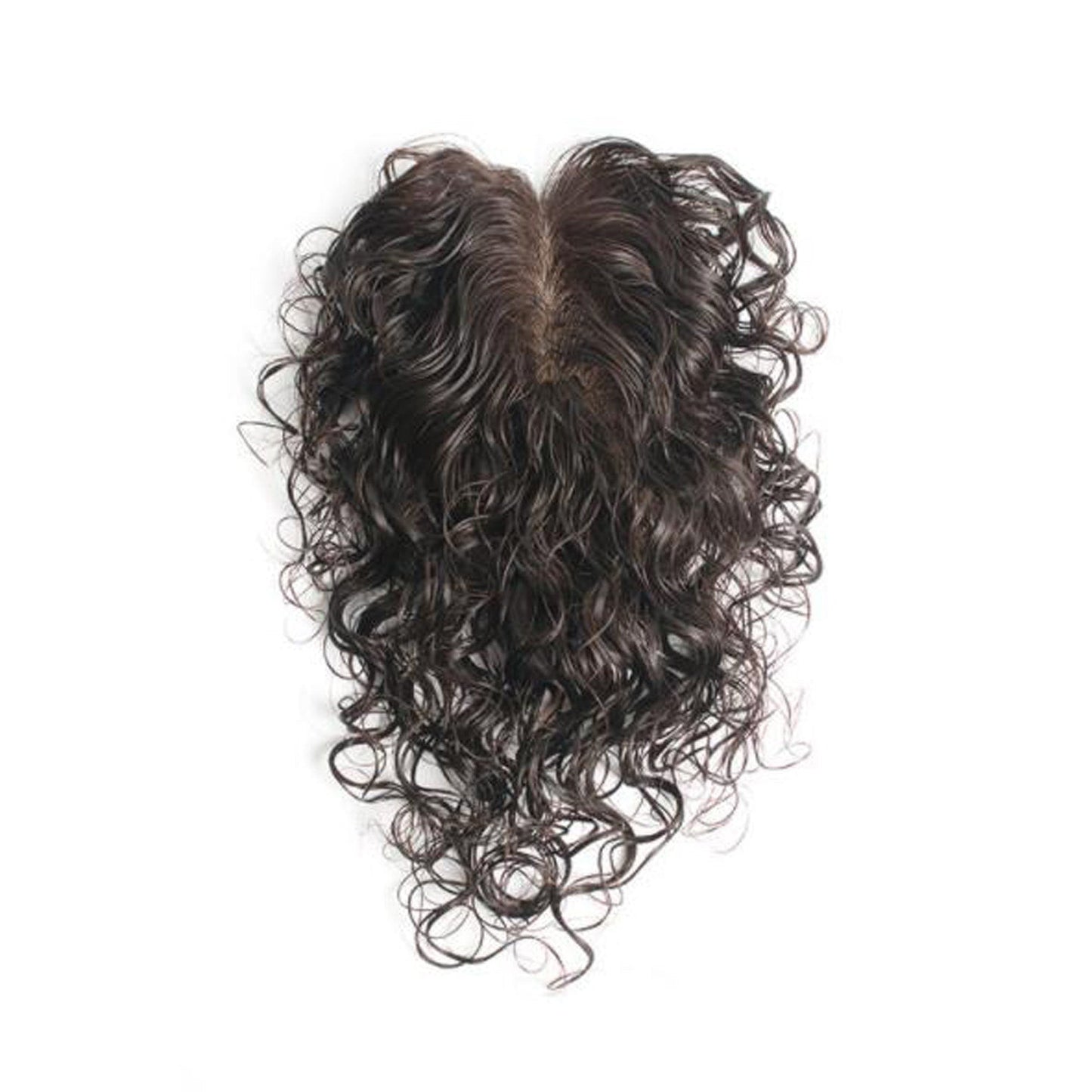 Natural Curly Hair Topper 100% Human Hair Lightweight And Breathable