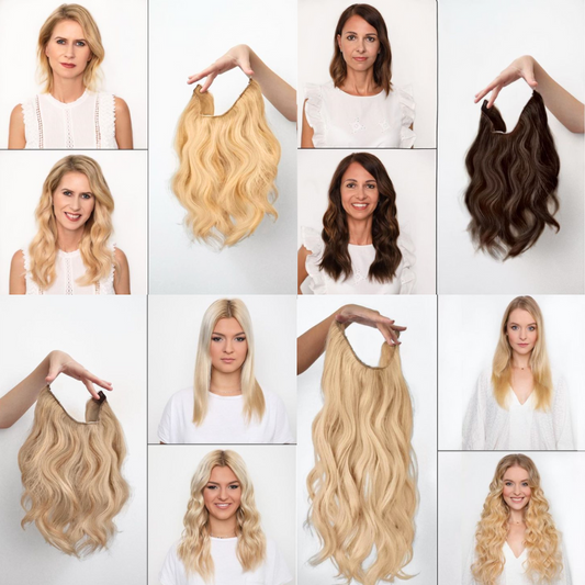 Halo Hair Extensions to Add Hair Volume and Length