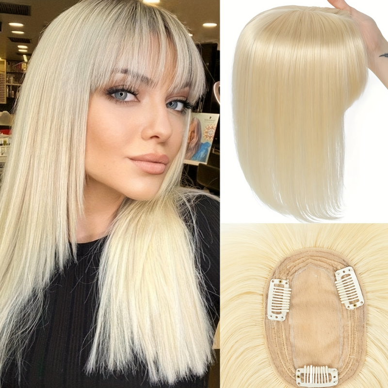 Beautiful Real Hair Toppers for Women Add Fuller Hair Instantly