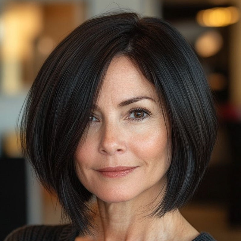 Hot Sale Free- Parted Stunning Design Straight Hair Topper without Bang🔥