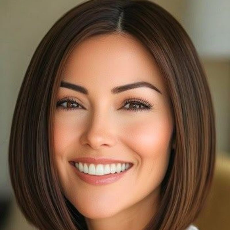 Hot Sale Free- Parted Stunning Design Straight Hair Topper without Bang🔥