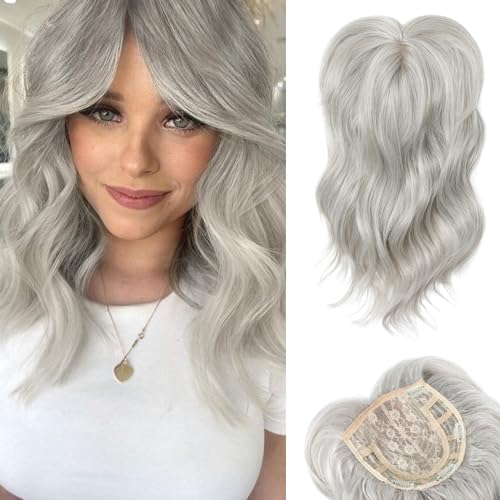 High Quality Beach Wavy Hair Topper to Make Full Hair Volume and New Style