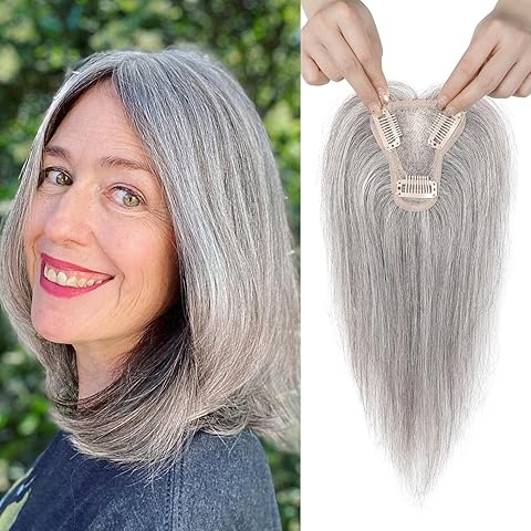 2025 Hot Sale Straight Hair Topper for Women,Breathable & Natural